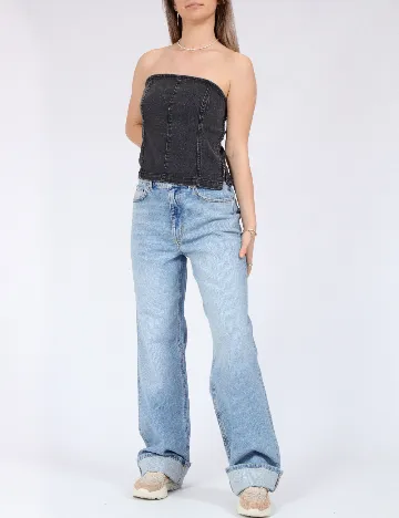 Top Vero Moda, negru