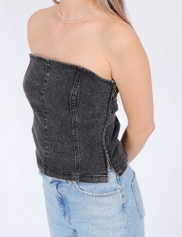 Top Vero Moda, negru
