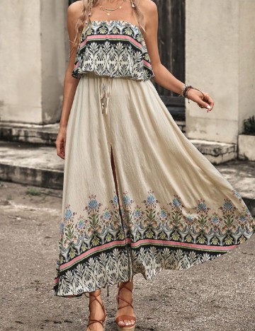Rochie medie SHEIN, crem