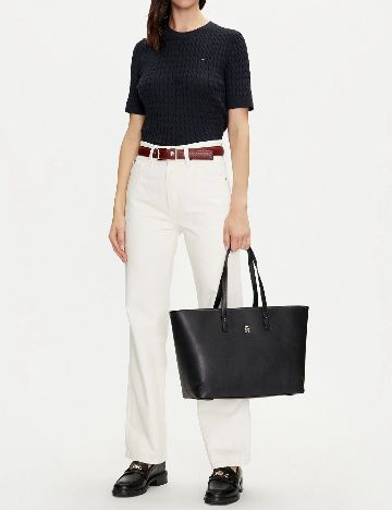 Geanta Tommy Hilfiger, negru