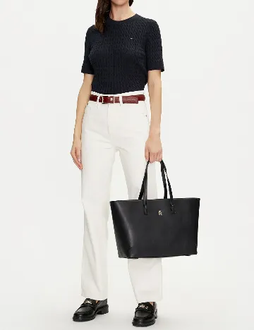 Geanta Tommy Hilfiger, negru