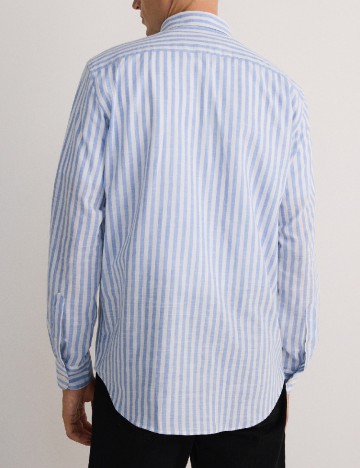 Camasa Reserved, alb/bleu