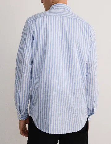 Camasa Reserved, alb/bleu