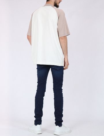 Tricou Oversize Jack&Jones, alb