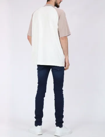 Tricou Oversize Jack&Jones, alb