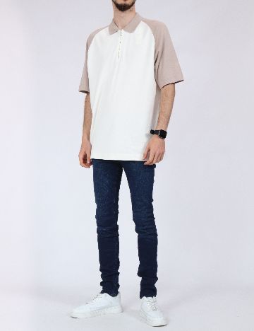 Tricou Oversize Jack&Jones, alb