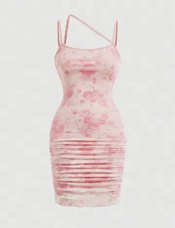 Rochie scurta SHEIN, roz