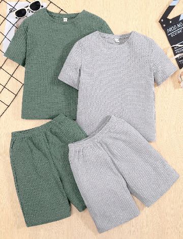 Set compleuri 2 bucati Shein Kids, mix culori