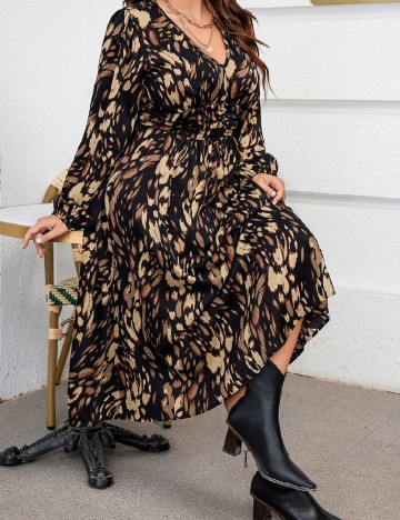 Rochie medie SHEIN CURVE, mix culori
