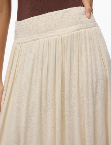 Fusta Vero Moda, crem