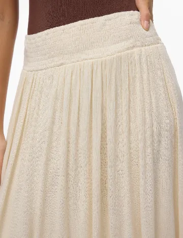 Fusta Vero Moda, crem