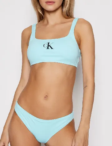 Bustiera de baie Calvin Klein, bleu