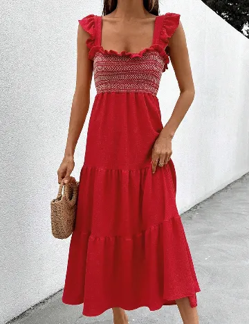 Rochie lunga SHEIN, rosu