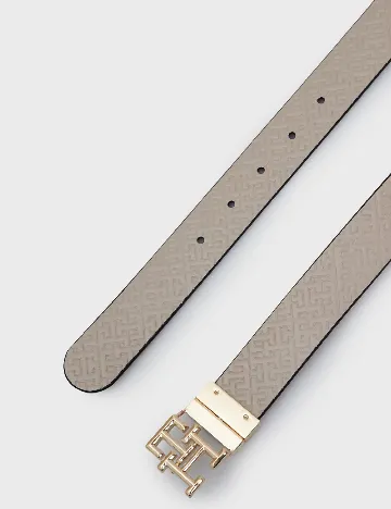 Curea reversibila Tommy Hilfiger, gri/negru