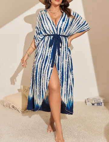 Kimono SHEIN CURVE, albastru