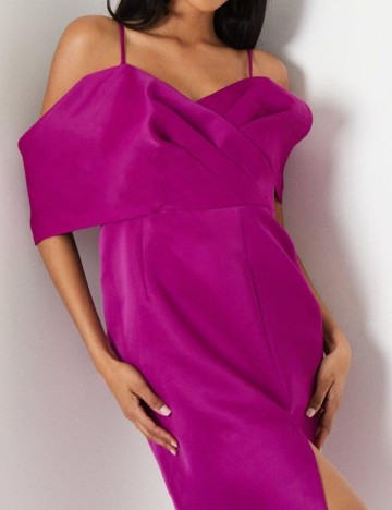 Rochie medie Coast, magenta
