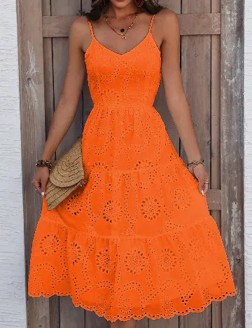 Rochie medie SHEIN, portocaliu