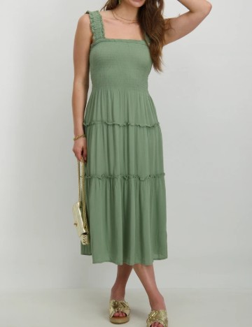 Rochie medie Vero Moda, verde