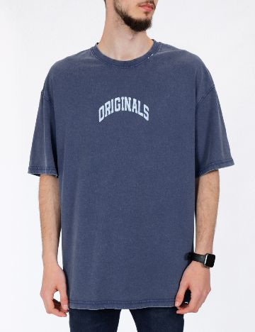Tricou Oversize Jack&Jones, albastru