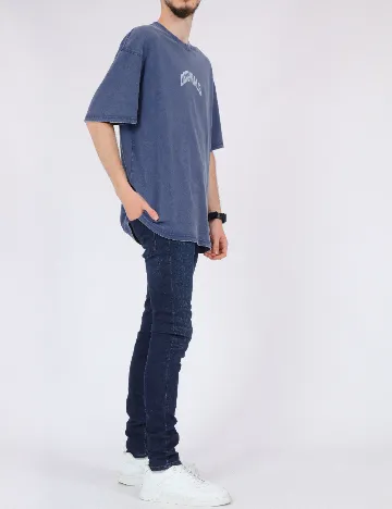 Tricou Oversize Jack&Jones, albastru