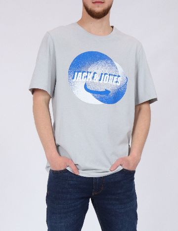 Tricou Jack&Jones, gri