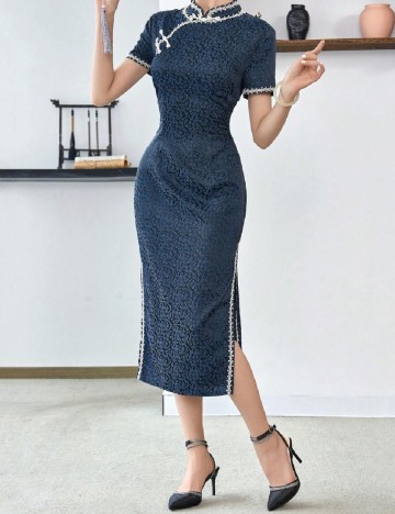 Rochie medie SHEIN, albastru