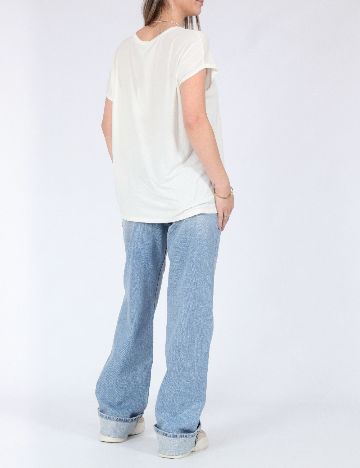 Tricou Vero Moda, ecru