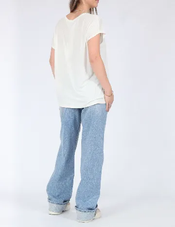 Tricou Vero Moda, ecru