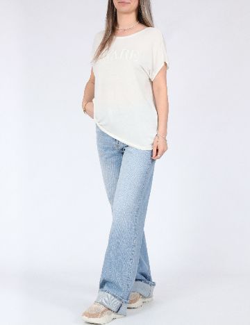 Tricou Vero Moda, ecru