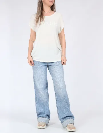 Tricou Vero Moda, ecru