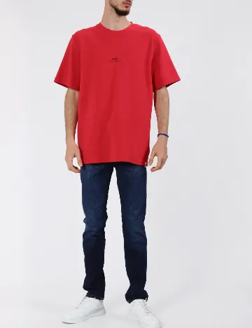 Tricou Royal Denim Division, rosu