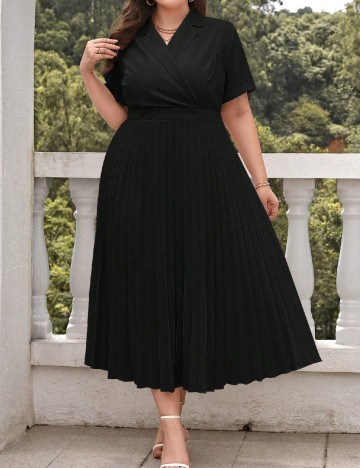 Rochie medie SHEIN CURVE, negru