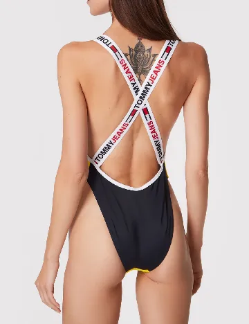 Costum de baie Tommy Jeans, galben