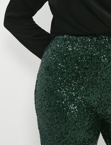 Pantaloni Coast Plus Size, verde
