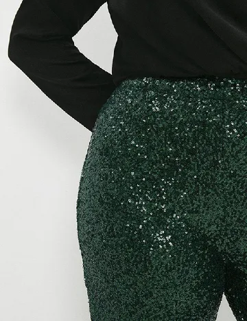 Pantaloni Coast Plus Size, verde