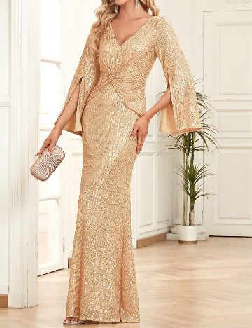 Rochie lunga XUIBOL, maro