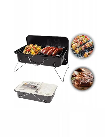 Gratar portabil BBQ TIME, negru