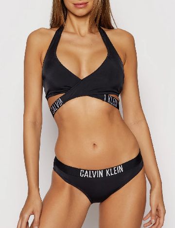 Sutien de baie Calvin Klein, negru