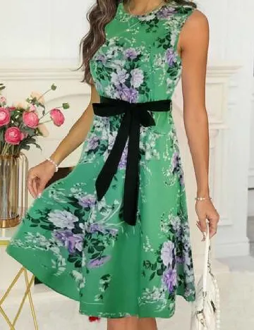Rochie scurta SHEIN, verde