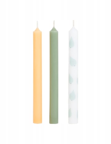 Set lumanari 3 bucati Sweet Home, mix culori