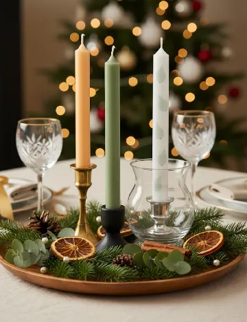 Set lumanari 3 bucati Sweet Home, mix culori Mix culori