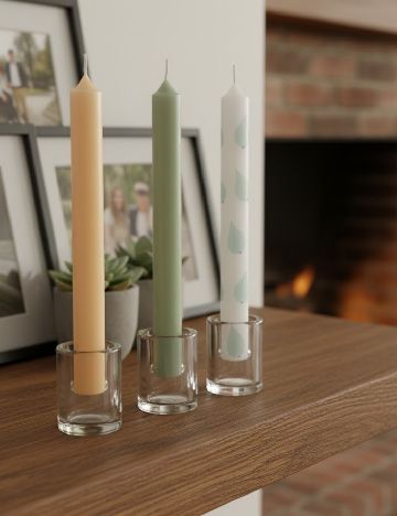 Set lumanari 3 bucati Sweet Home, mix culori