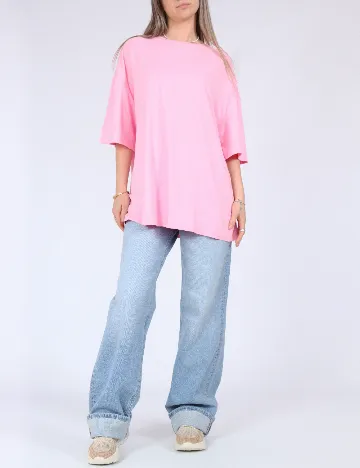Tricou Oversize SHEIN, roz