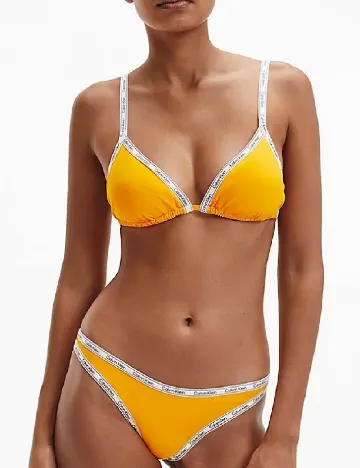 Sutien de baie Calvin Klein, galben