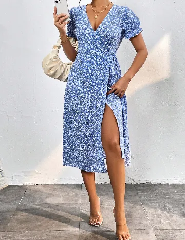 Rochie medie SHEIN, albastru