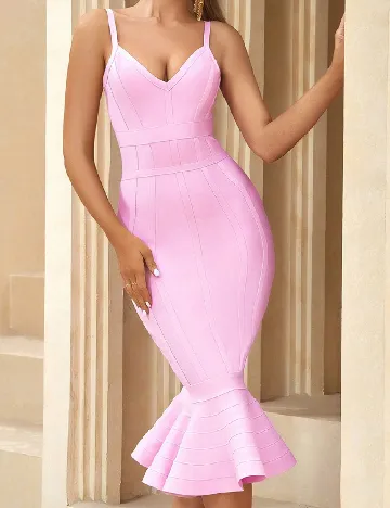 Rochie medie SHEIN, roz