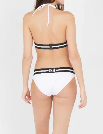 Chilot de baie Calvin Klein, alb/negru