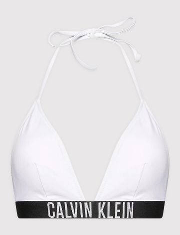 Sutien de baie Calvin Klein, alb
