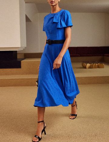 Rochie medie MOTF, albastru