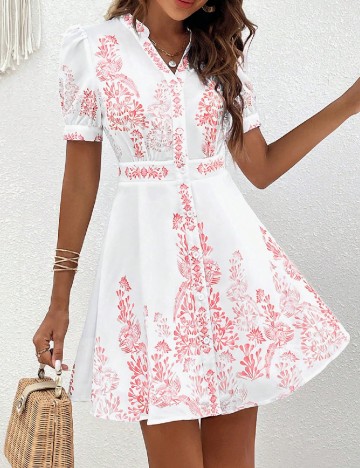 Rochie scurta SHEIN, alb